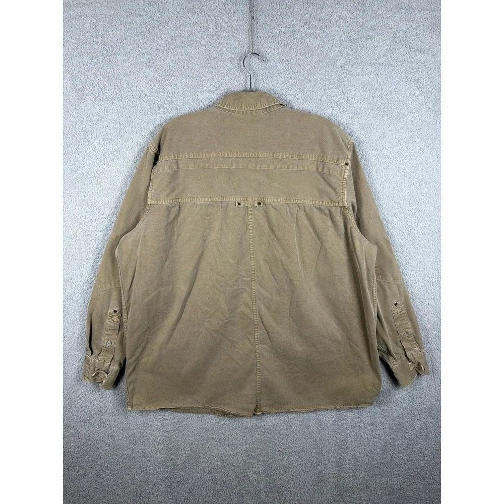 VTG LEVIS Mens XL Jacket Barn Chore Shacket Heavyweight Reinforced Elbow Shirt - Picture 7 of 8